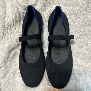 Rothy's Black and Blue Flats